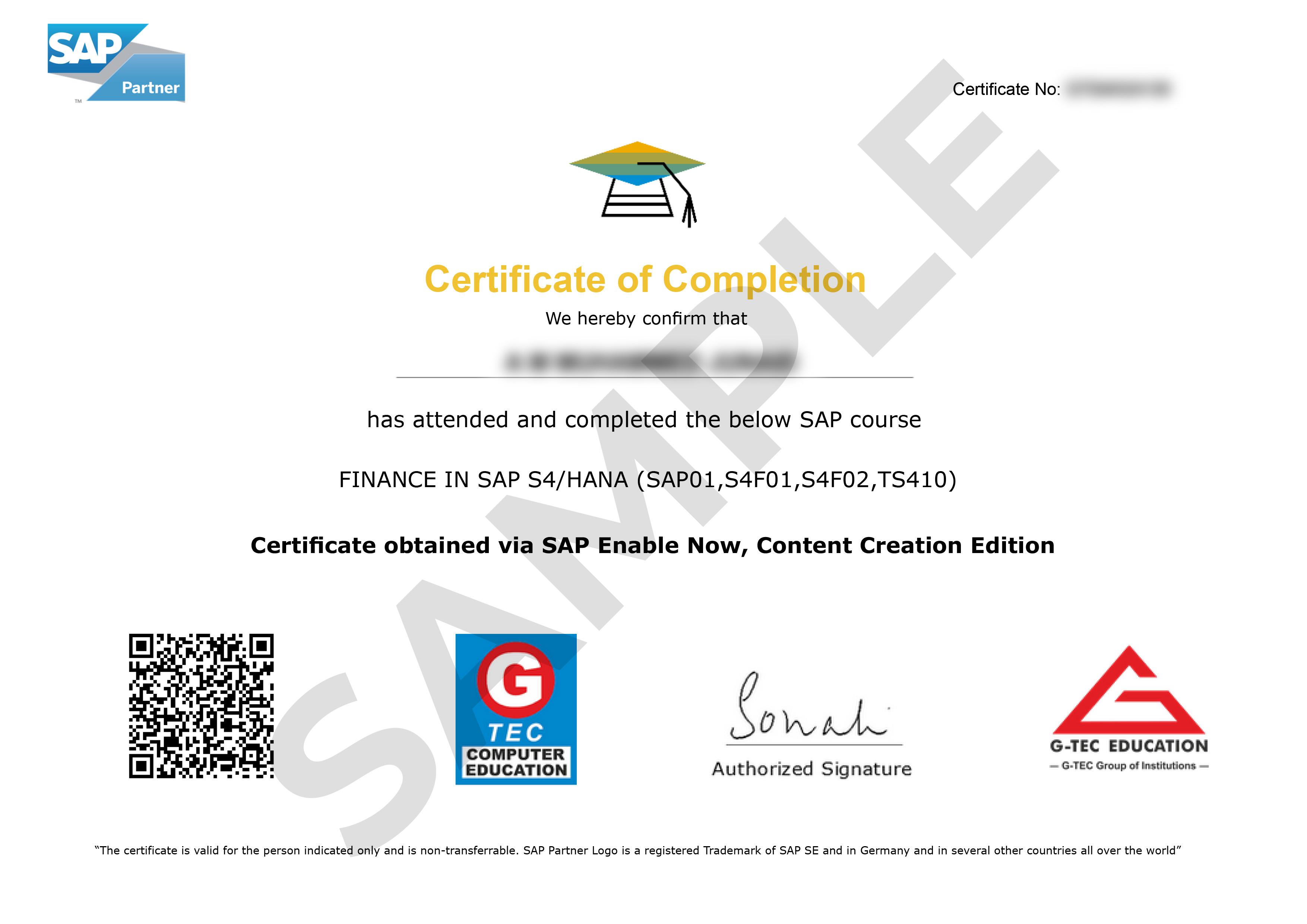 G-Tec Jain Education SAP FICO